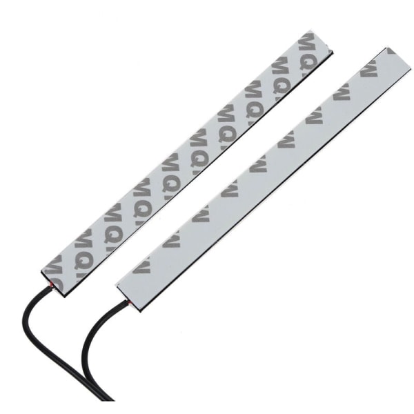 2 x 12V LED-stripe dagslys kjørelys DRL tåkelys billys