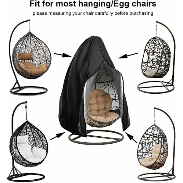 Patio-dammskydd, Hängande äggstolskydd, Ägggungstolskydd, Vattentätt, Ägggungstolskydd, Ägggungstolskydd, Dragkedja