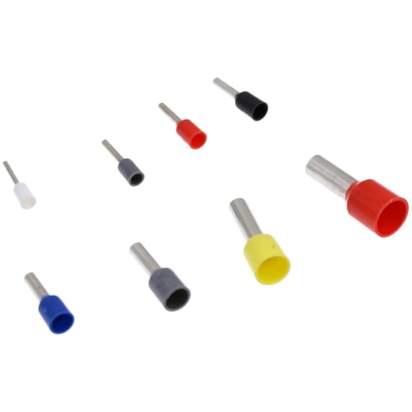 1200 stk. kobber crimp-stik, isolerede ledningsterminaler