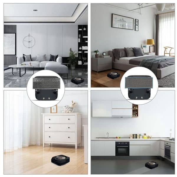 4 stk. vaskbare vådmopper til iRobot Braava Jet M6 og 2 stk. tørmopper til iRobot Braava Jet M6