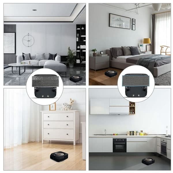 4 stk vaskbare våtmoppputer til IRobot Braava Jet M6 og 2 stk tørkemoppputer til IRobot Braava Jet M6