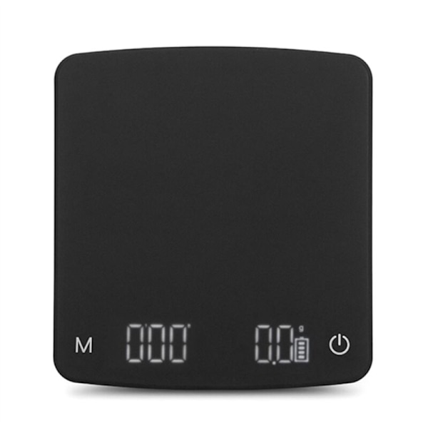 Kaffevåg med Timer, 0.1G, Vattentät, Laddningsbar, med Timer Automatisk, Tarafunktion