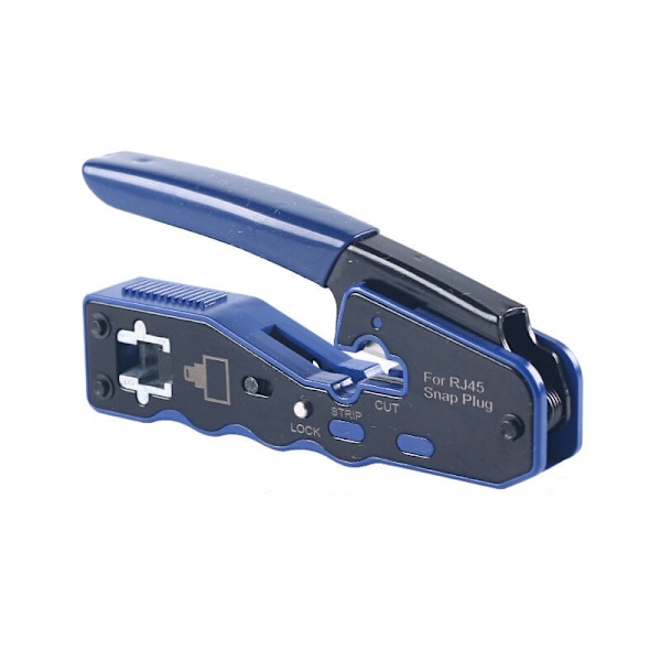 GJ670BL RJ45 Krympeverktøy Krympe Tang RJ45 Krysskrymper For Nettverk Ethernet RJ45 Cat6a Cat6 Cat5e