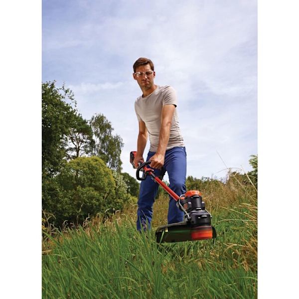 Black+Decker Sæt med 3 udskiftningsspoler til græstrimmer, Reflex Plus selvopprullende spole, 3 x 6 m holdbar grøn nylonline, ⌀2 mm line, A64