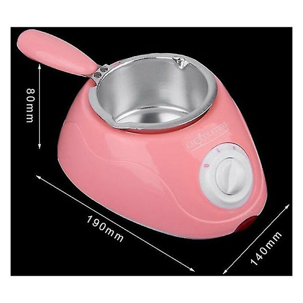 Hållbar varm choklad smältgryta elektrisk fondue maskin set DIY verktyg, solig