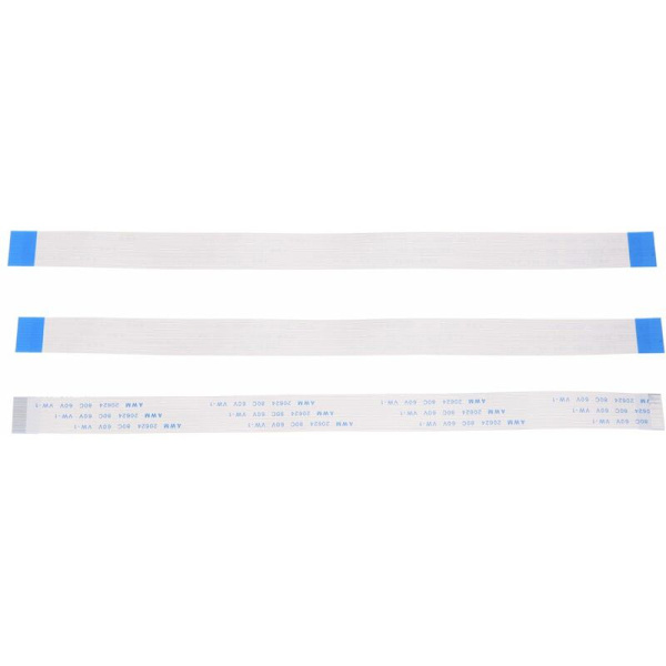 3 st 0,5 mm pitch 200 mm längd flexibla platta kablar 24 stift
