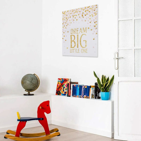 og eller Positive Affirmation 8 x 10 tommer kunstplakat sæt med 4 kærlighed drøm stor småbørnsstue dekorationer