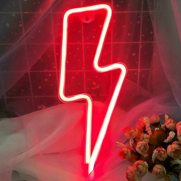 Neon-kyltit - USB/Paristokäyttöinen LED-kyltti Neon-valot Seinäkoristeeksi Neon-valokyltit Makuuhuoneeseen Hääjuhliin Syntymäpäiväjuhliin Halloweeniin Jouluun Huoneeseen
