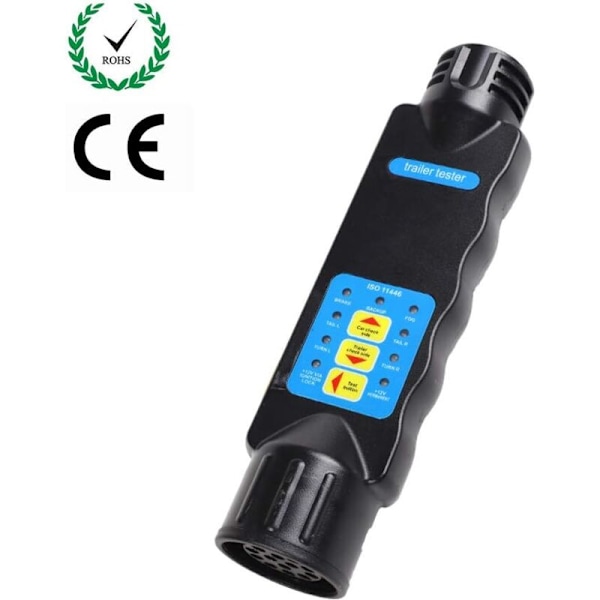 13-polet Trailer Tester, 13-polet Biltrailer Tester, 12V Trailer 13-polet Tester Lys Ledningsforbindelse Diagnostiske Værktøjer (13-polet Trailer Tester)