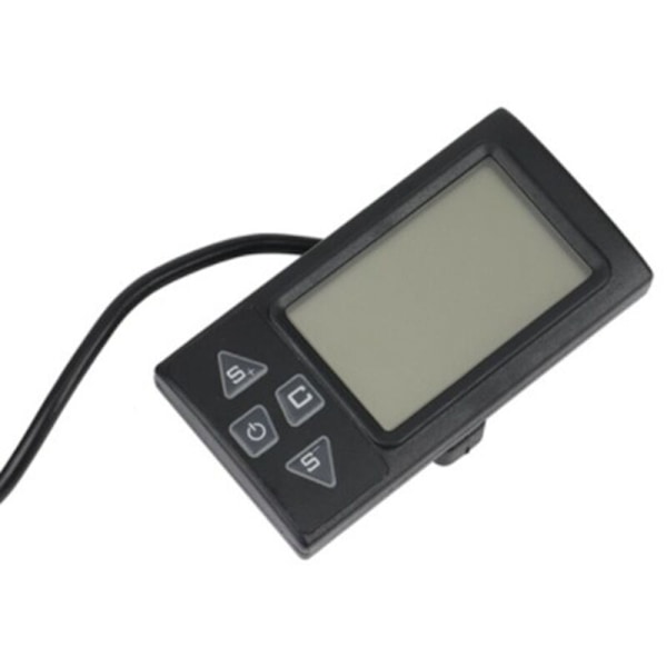 Ebike LCD-display S861 med kontakt för elektrisk BLDC-styrenhet Kontrollpanel Svart 24V-36V