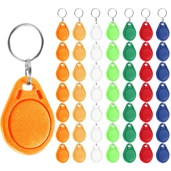 50 st UID 13,56 MHz Block 0 Sektor Skrivbar Smart Card Clone Ändringsbar Smart Key Fobs 1K Keyfobs S50 RFID Access Control