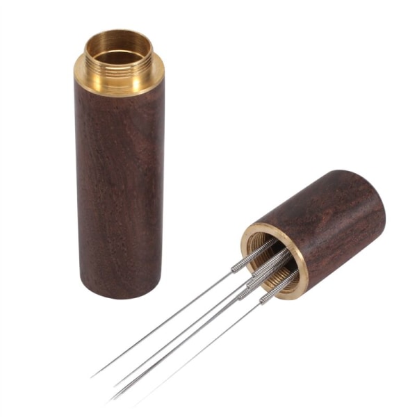 Kaffe Tamper Rustfrit Stål Nåle Espresso Pulver Omrører Fordeler Nivellering Værktøjer WDT Kaffe Omrøring Tilbehør B