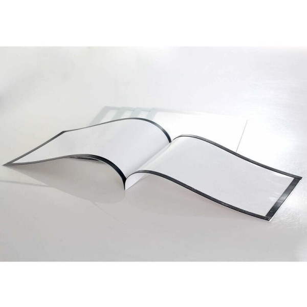 10x A4 magnetisk displayramme, logolim, magnetisk forsegling emballasjeramme, plakat, 10 pengeposer