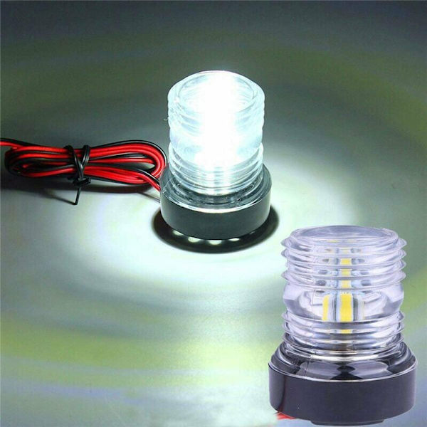Navigationsljus, All Light 360 Grader DC 12V LED Marin Yacht Navigationsankarelampa