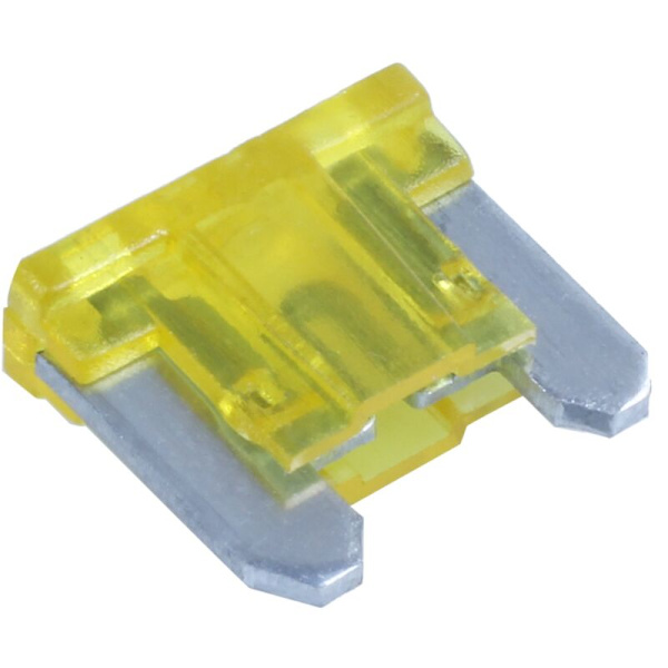 50 stk. Slim Low Profile Mini Blade Sikring ATT Bil Lastbil RV 10/15/20/25/30AMP Sæt