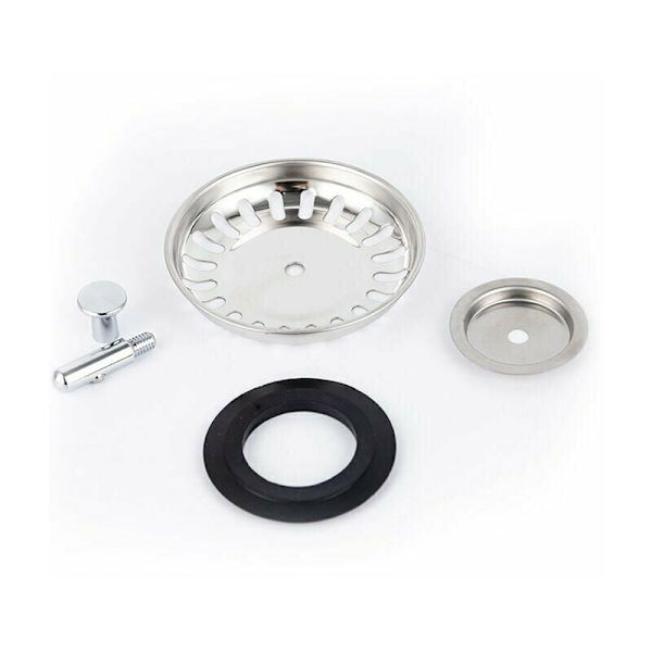 Korg för 80 mm Köksho Diskhon - Universal Rostfritt Stål Sil, Pop-Up Korg Stopp, - Diskmaskinsäker, Tätar Inte eller Överflödar