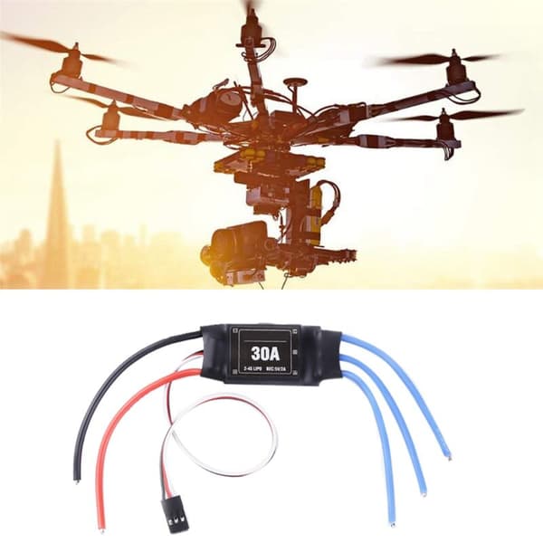 4 stk. 2-4S 30A RC børsteløs ESC elektrisk hastighedsregulator 5V 2A til 2 til 4S Lipo batteri DIY multicopter quadcopter