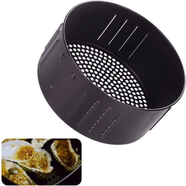 Airfryer-erstatningskurv Air Frying Basket Reservedeler Tilbehør Non-Stick Stekekurv, 2,6L