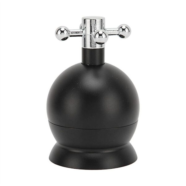Svart Kaffedispenser, Sparar 22 Nålar Huvud Rotationsnålsventil Fast Lock för Pulver 51Mm