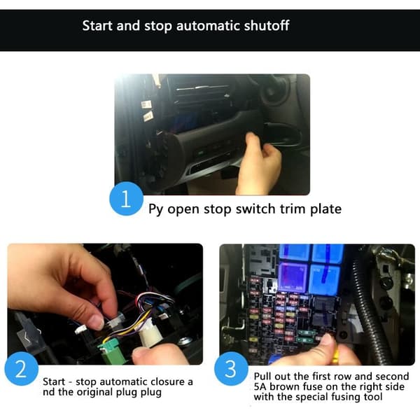 Bil Auto Start Stop Avstängningsenhet för Teana Sylphy Tiida