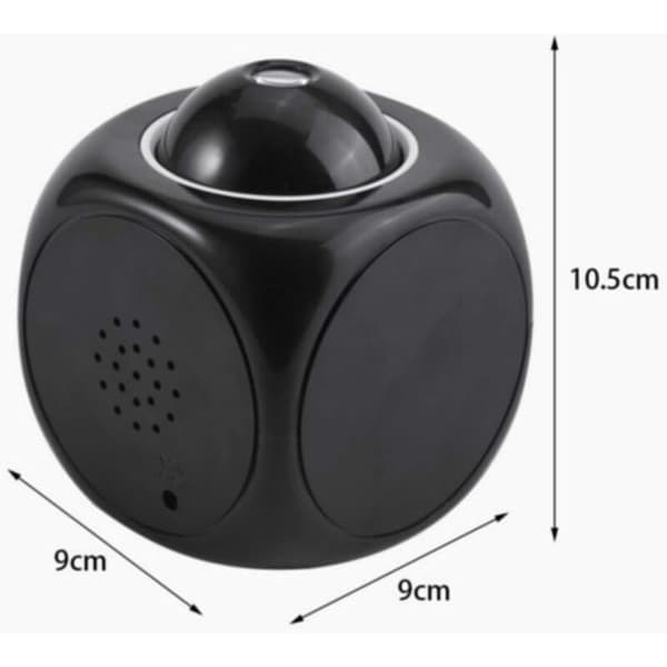 Digital Projektionsklocka Tyst LED Väckarklocka med Snooze-funktion