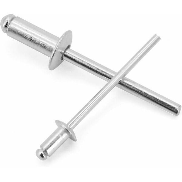 Blindnit, 500 st M3.2 M4 M5 Aluminium Blindnit Aluminium Popnit Blandade Nitar med Låda för Metall, Trä, Plast