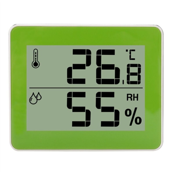 Digital hygrometer termometer, inomhus hygrometer, hemtemperatur termometrar sensor mätare, grönt rum