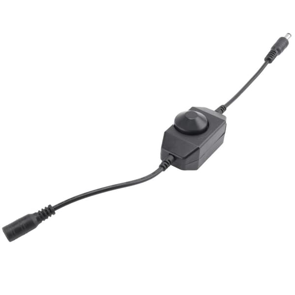 12V/24V 6A LED lysdæmper Juster lysstyrke til enkelt farve Klar, Sort
