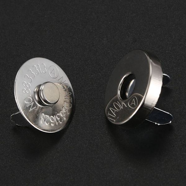60 Sett Magnetiske Trykknapper 18mm - Perfekt for Sy, Håndverk, Håndlaget, Klær, Lær