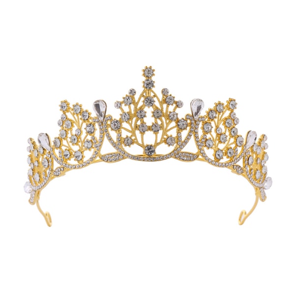 Bryllupsfest barn rhinestone krone tiara for jenter Style 6
