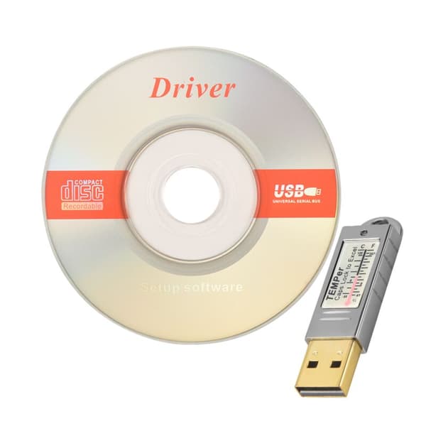 Usb Termometer Temperatur Sensor Datalogger til PC Windows XP Vista / 7