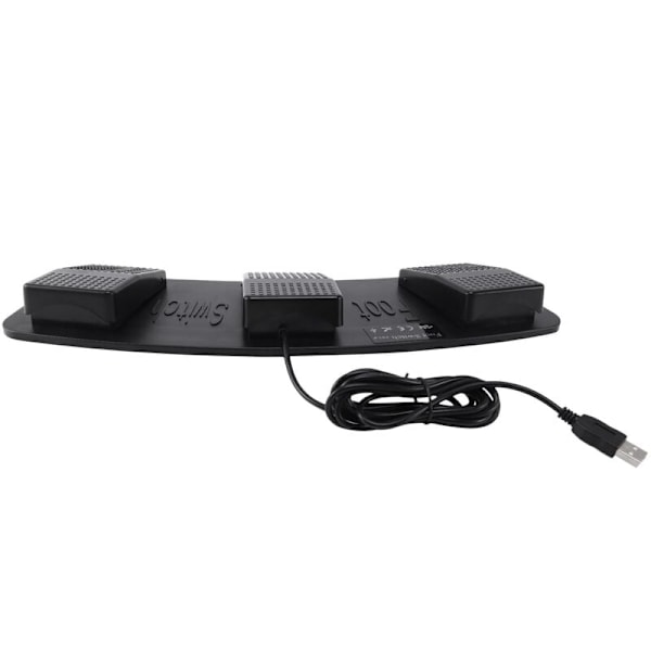 Tangentbord Mus Pedal Kontroll Trippel Fotswitch Fs3-P Usb Kombination Tangentbord På Alla Tangentbord 3 Pedaler Simulera Dold Nyckel Usb Switch
