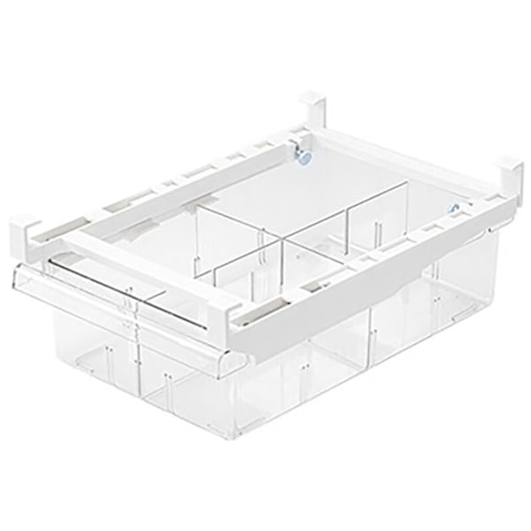 Unik Design Kylskåpslåda Organizer Utdragbara Behållare Frysförvaring Ägg Fruktbehållare Förvaring B