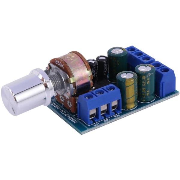 Tda2822 Tda2822M Mini 2.0 Channel 2 x 1W Stereo Audio Amplifier Board Dc 5V 12V Car Volume Control Potentiometer Module