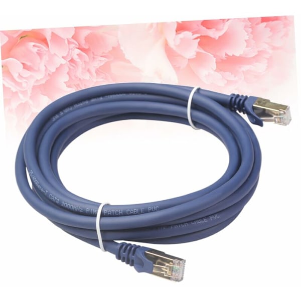 3 stk. 3 Internettkabel Internett patchkabel Skriverkabel LAN nettverkskabel Datamaskin patchkabel Datamaskin LAN kabel Brokabel Nettverk patch