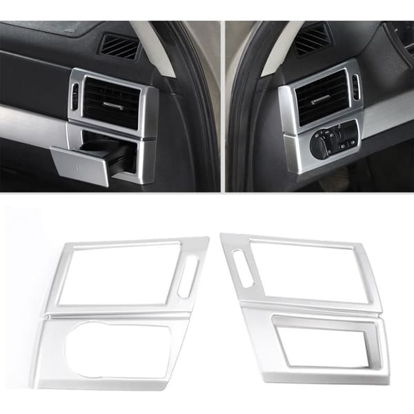 Bils instrumentpanel Båda sidor Luftkonditionering Utlöpsram Trim Cover Dekaler för- X3 E83 2003-2010