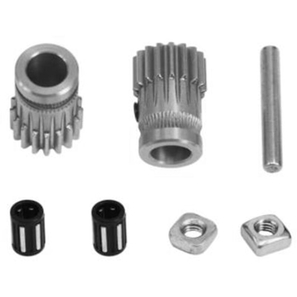 4X 3D-skrivar MK3 Dubbel Drivande Extruder Växeluppsättning Extruderingsväxelhjul