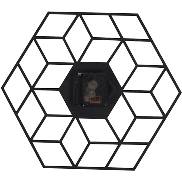 1 st Hexagon Väggklocka Avancerad Europeisk Minimalistisk Geometriska Linjer Utsökt Artistisk Tyst för Café Hem