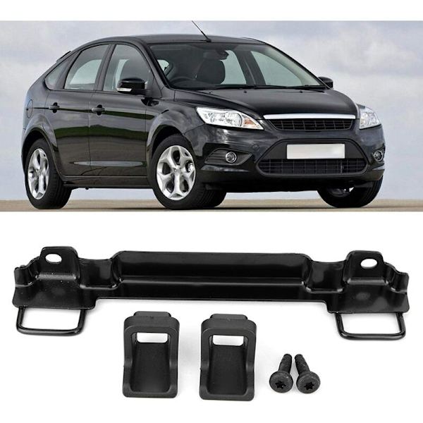 Universal ISOFIX Beslag Stål, Børnesikkerhedsstole ISOfix Monteringskit Slank Holdbar Lang Levetid Stabil til Bil (Sort)