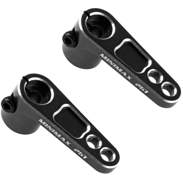 2 st metall 25T servoarm kompatibel med Futaba Savox servo för 1/8 1/10 RC terrängdriftbil, 2