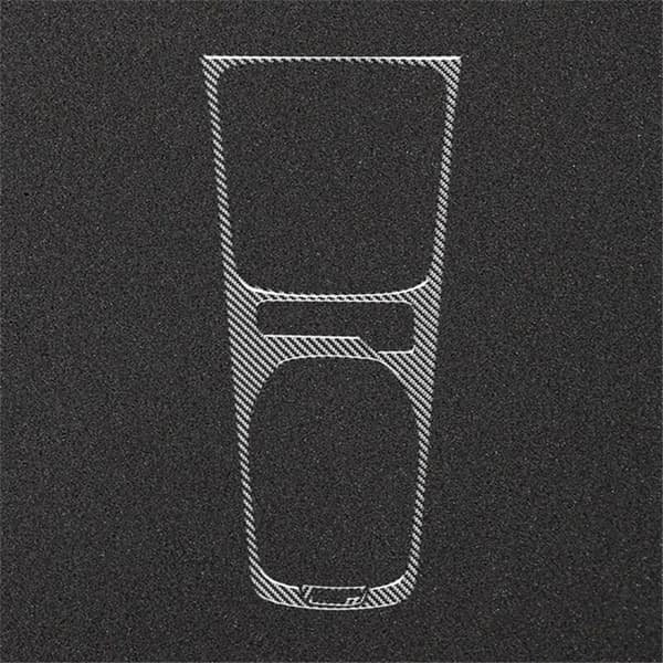 Fiber for 2010-2015 Center Console Manual Gear Shift Panel Trim Interior Accessories LHD