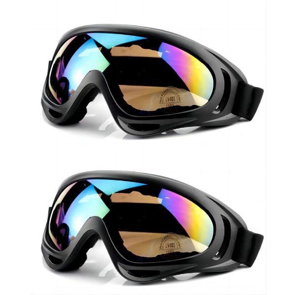 Unisex snebriller Vindtætte 100 % UV-beskyttelse, Cykel Motorcykel Snescooter Skibriller, Udendørs Sports Skibriller