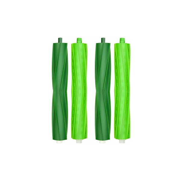4 Gummi-børster til iRobot Roomba I-serien i3 i3+ i4 i4+ i6 i6+ i7 i7+ i8 i8+ E-serien e5 e6