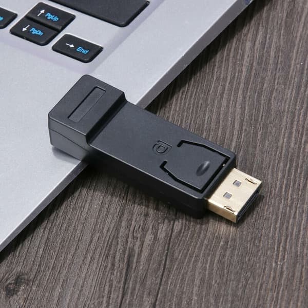 DisplayPort til DP Han Adapter Konverter DP Stik Konnektor Adapter 1080P Plug and Play