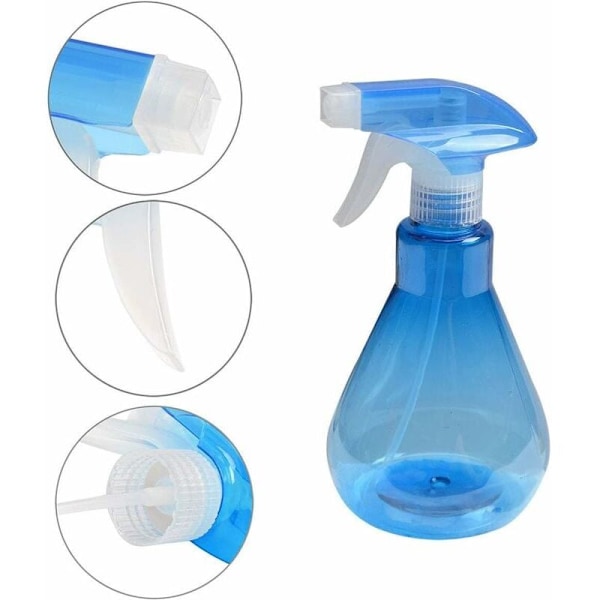 2 stk. 500 ml multifunktionssprayflaske i plast, havesprøjte til vanding af planter og blomster eller rengøring af værelser, kontor, bil