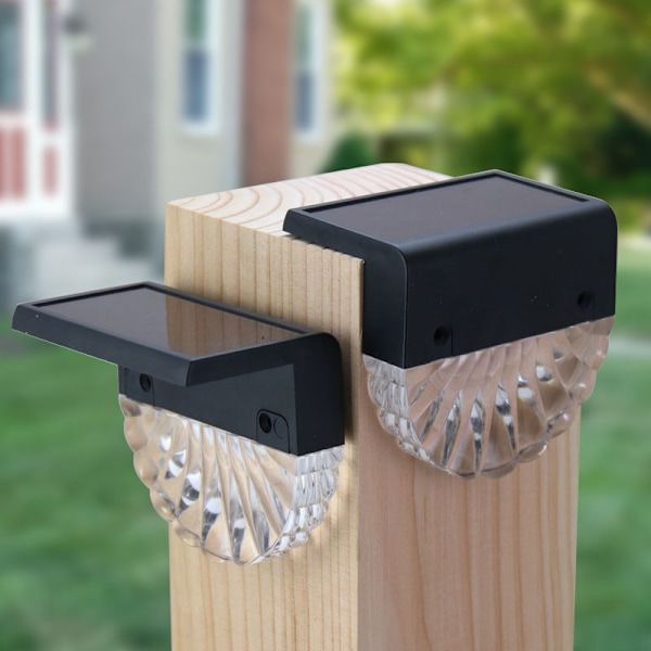 Solcellelamper til udendørs have, 2 stk. Vandtætte solcellelamper til havedekoration LED-havelamper til terrasse og trapper, 2 LED-tilstande varm farve/skiftende