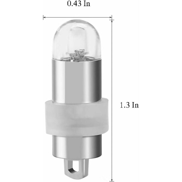Mini LED-lampor med batteri för papperslyktor, vattentäta, 20-pack