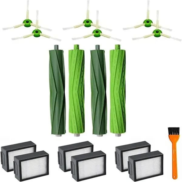 Hovedsidebørster, filtre, tilbehørsett for E5 E6 E7 I7+ I3 I4 I6 I8 J7 robotdeler