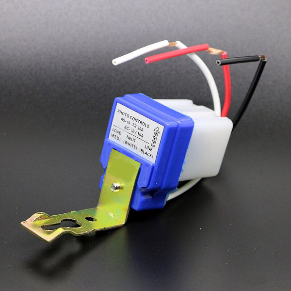 12V 10A Mini Twilight Sensor Switch til Udendørs Natlys til LED Lampe
