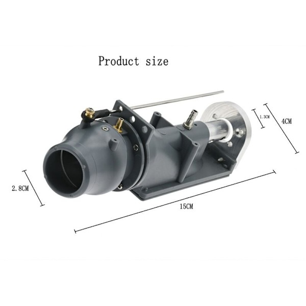 Suutinpumppu 540 moottorilla + jäähdytysvaippasetti RC-suihkuveneeseen